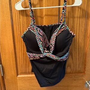 Multicolor La Blanca Strappy Swimsuit Top